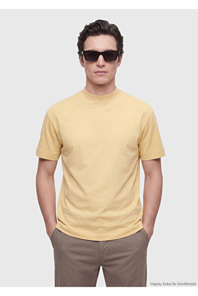 Ramsey Μπλουζάκι Safran Plain Crew Neck 100% βαμβάκι