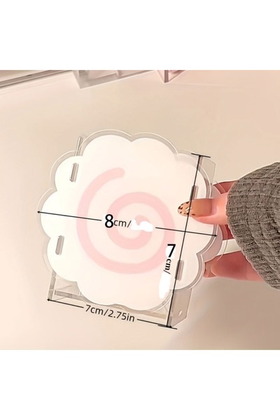 Choice white Sweet Pen Holder Korean Style Desktop Organizers Box Cosmetic Br...