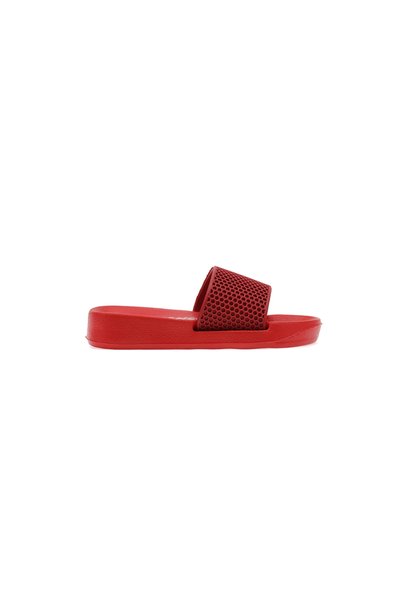Panço Unisex Çocuk Basic Kırmızı Terlik