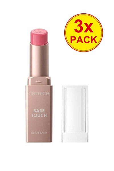 Catrice 3x Συσκευασία Bare Touch Lip Oil Balm, 010 Rosé All Day, Catrice, 3 γρ.