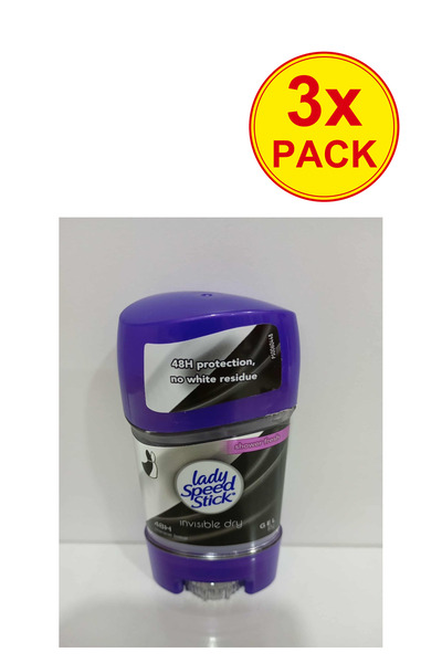 Lady Speed Pachet 3x Antiperspirant Stick 65g Gel Invizibil