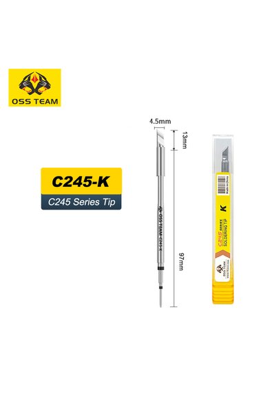 Choice3 C245-K OSS Superfine soldering iron tip C115/C210/C245 soldering iron...
