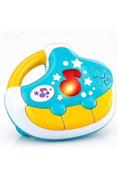 Little Learner بيانو صغير للأطفال من لارج باينا، مزود بأزرار بيانو كبيرة، أضو...