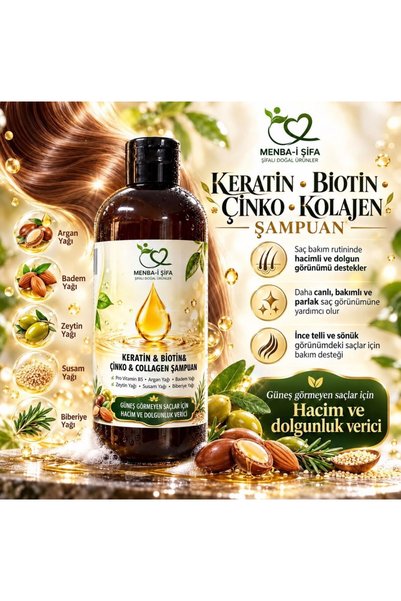 menbai sifa KERATİN ÇİKO BİOTİN KOLAJENLİ ŞAMPUAN