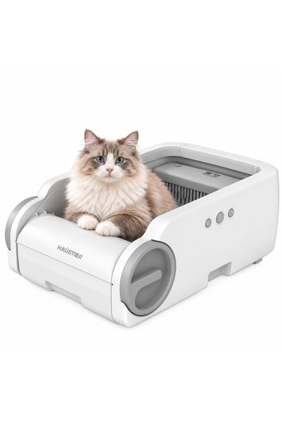 Haustier BLW02 Akıllı Otomatik Kedi Tuvaleti, APP Kontrol, Radar Sensör, Geni...