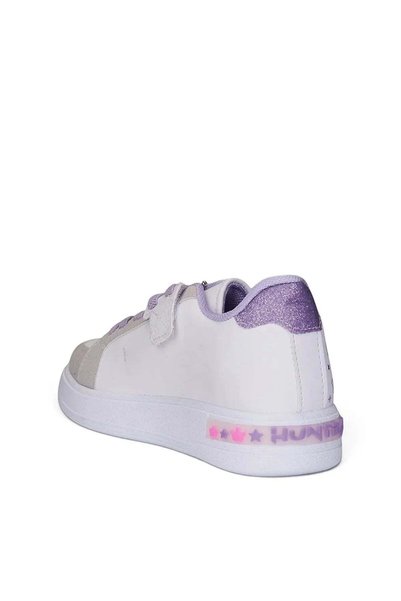 ZACOZ Pop Star Girls' Casual Sneaker Shoes with Accessories — White Lilac