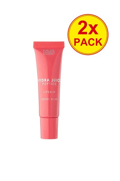 MUA Makeup Academy Pachet de 2x Balsam de buze cu peptide Hydra Juice – Aromă...