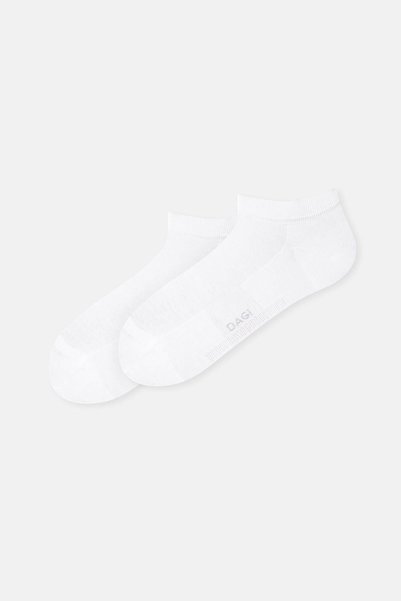 Dagi Weiße Coolmax Booties-Socken für Herren