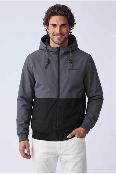 Jack & Jones JACK JONES Ανδρικό Αντιανεμικό Μπουφάν με Κουκούλα 12200208