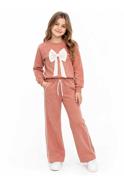 Luniya Girls' Winter Set, Thick 3-Ply, Padded Inside and Stretchy, Stylish Mo...