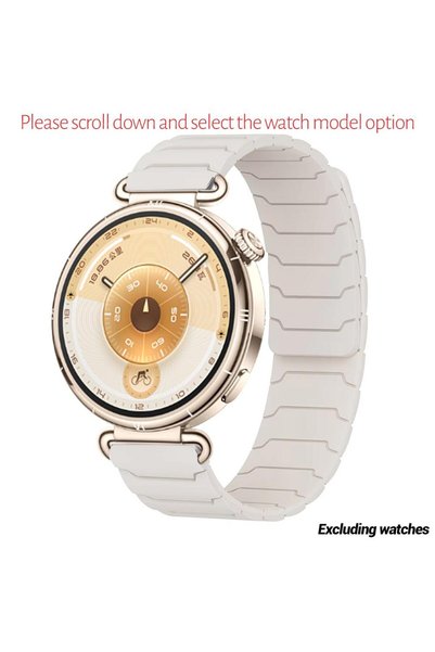 Choice7 18mm Starlight 18mm watch straps Magnetic Silicone Strap For Huawei W...
