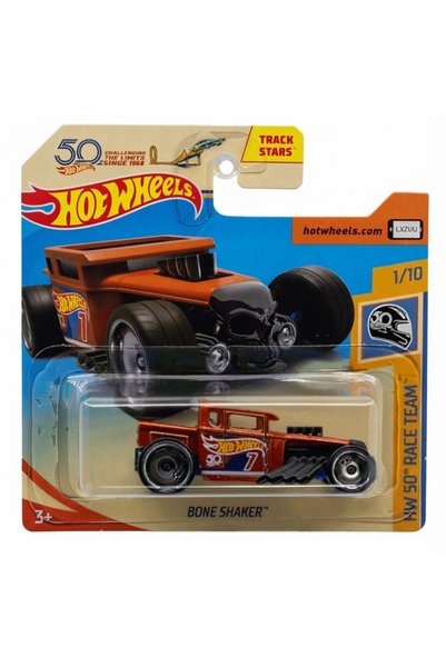 HOT WHEELS Bone Shaker - 50th Race Team - Turuncu - 2018 - FJY66 (1/64)