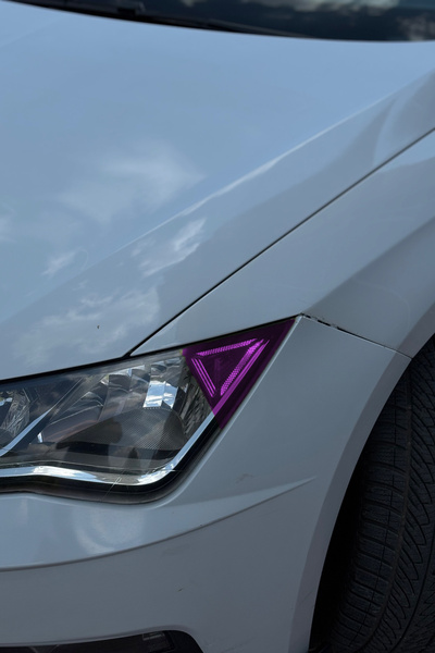 Banxtre Triangular daytime led sticker headlight film for seat leon