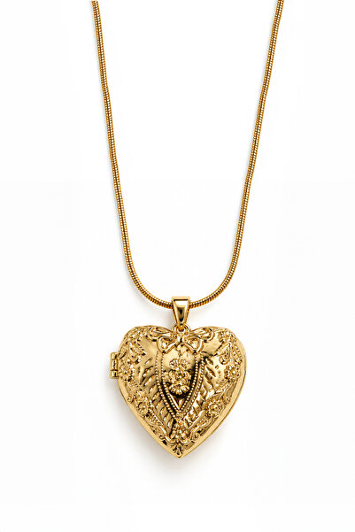 Nearsis Steel Necklaces - Gold-colored - Without Stone