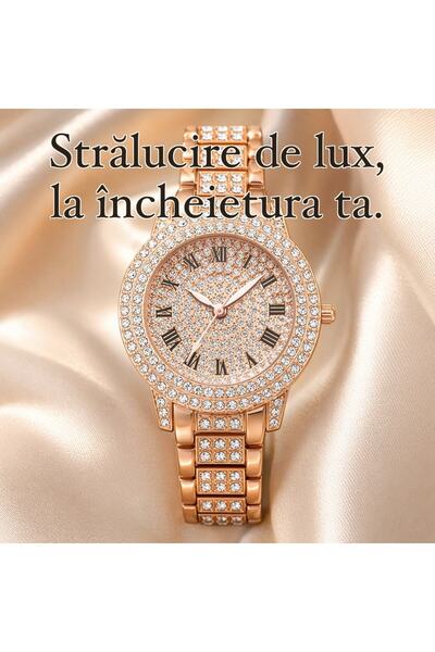 OEM Ceas elegant cu pietre rare