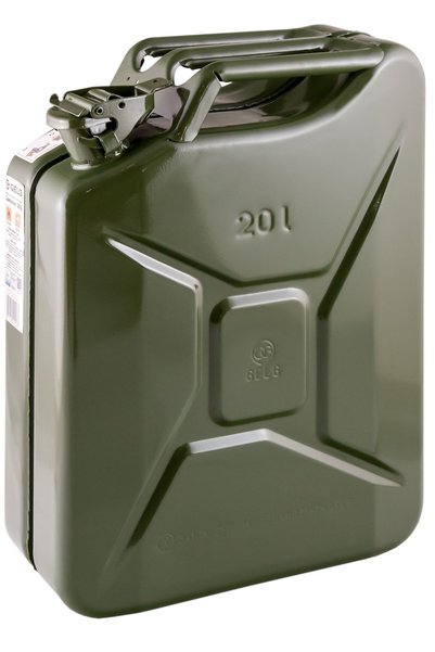 GELG Bidon din oțel verde RAL 6003 20L - GE M 20L