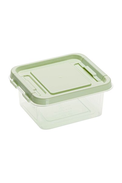 OEM Recipient Alimente Transparent Verde cu Capac 500 ml – Depozitare și Orga...