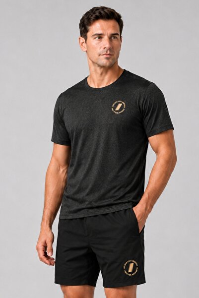 LEGGANCE Tricouri sport - Gri - Guler rotund