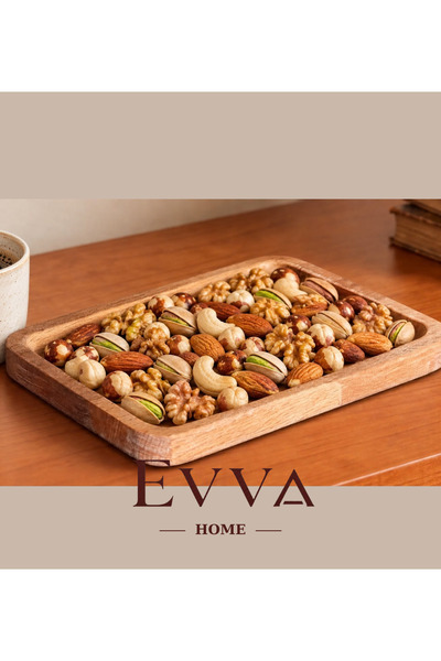 EVVA HOME Kayın Çerezlik, Sunumluk, Organizer ve Anahtarlık