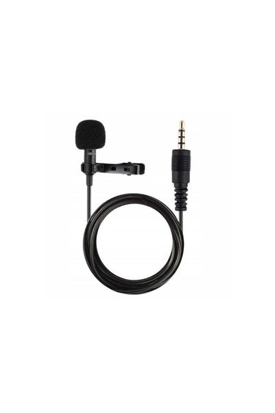 BİN1ÇEŞİT 3.5mm Jak 1.5 Metre Double Mikrofon - Siyah