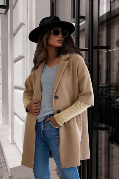 FashionForYou Pelerină de ploaie pentru femei, Under Cover, cu mâneci lungi c...