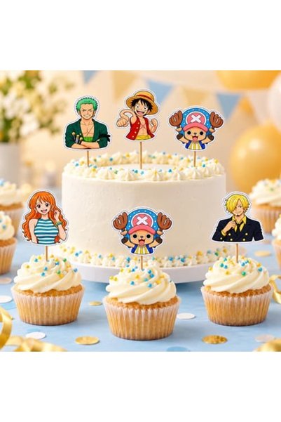 parti show One Piece Anime 20'li Şekilli Kürdan