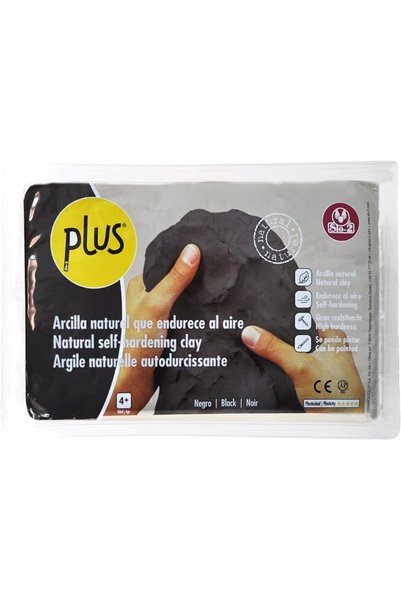 ACTIVA Plus Clay Natural Self-Hardening Clay Black 2.2 pounds - 62-02
