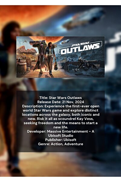 OEM Αφίσα Ινφογραφικό Star Wars Παράνομοι, Βιντεοπαιχνίδι Joc Επιστημονικής Φ...