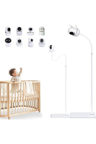 ANYUAN Baby Monitor Floor, Adjustable Camera Stand, 170Cm Adjustable Stand Ba...