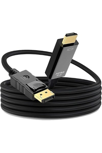 Generic 4K DisplayPort to HDMI Cable 1.8M (6ft), Uni-Directional, Gold-Plated...