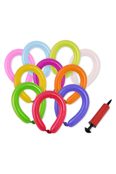 OEM Baloane Modelaj Colorate si Pompa de Umflat Baloane – 45 buc.