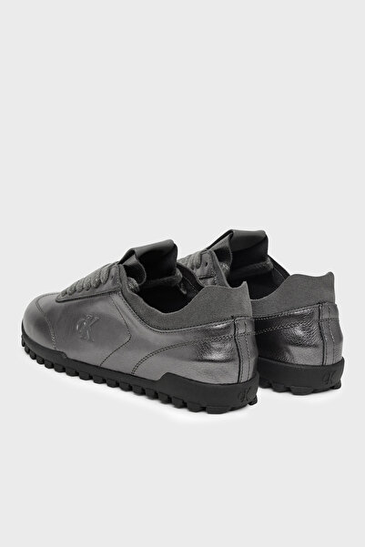 Calvin Klein Parlak Deri Sneaker Ayakkabı HW0HW033050IQ Kadın AYAKKABI HW0HW03305 0IQ