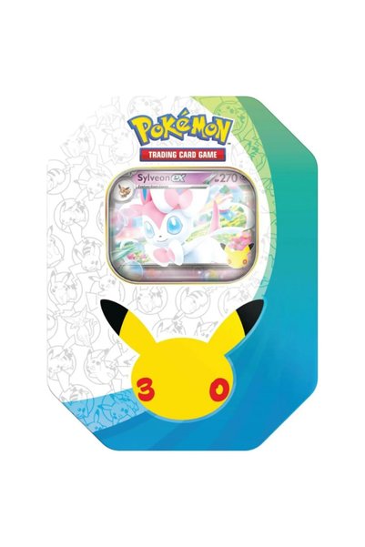 Pokemon Company علبة بوكيمون الاحتفالية بالذكرى الثلاثين سيلفيون