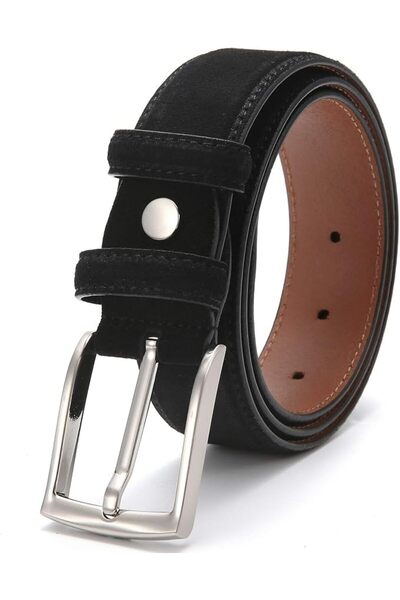 GENERAL mens Men Suede Leather Belt Classic (pack of 1)