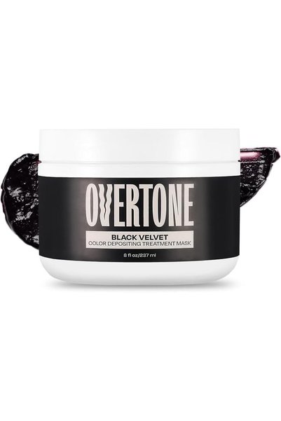 OVERTONE بلسم ملون للعناية بالشعر - 8 أونصات، صبغة شعر شبه دائمة مع زبدة الشي...