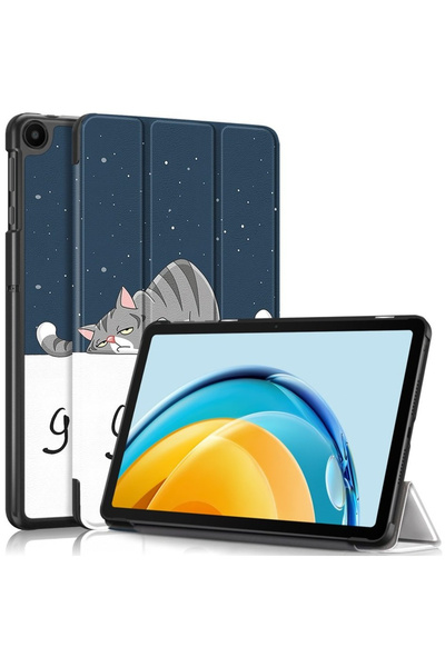 XGSM Husă pentru Huawei MatePad SE 10.4 2022, Smartcase, pisică adormită