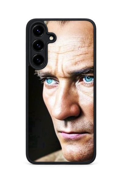 Aksel Kılıf Samsung Galaxy S25 Plus Compatible Printed, Matte Black, Soft Sil...