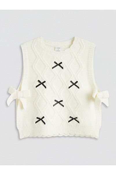 LC Waikiki Sweater Vests - Ecru - Tight