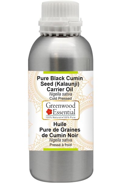 Greenwood Essential زيت بذور الكمون الأسود النقي (كالونجي) (نيجيلا ساتيفا) مع...
