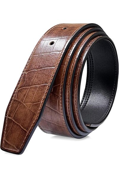 GENERAL Reversible Belt Strap Replacement Genuine Leather Dress Belt Strap, 1...
