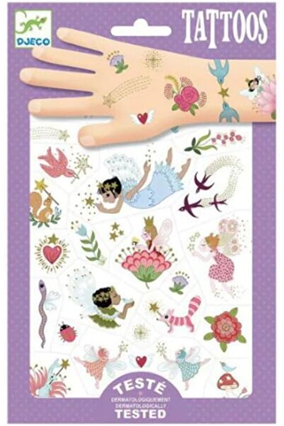 djeco Fairy Friends Metallic Tattoos
