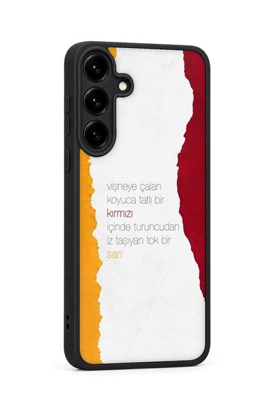 Aksel Kılıf Samsung Galaxy S25 Plus Compatible Printed, Matte Black, Soft Silicone, Protective, Shock-Absorbing Cover, Case