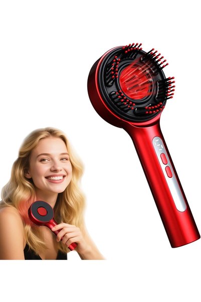 ZAVO 3-in-1 Hair Scalp Massager Comb - Rechargeable Cordless Portable Scalp C...