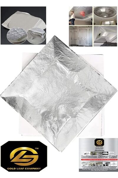 GOLDAGOLD GOLD LEAF COMPANY Sheets, Sheets, 8 by 8.cm Gilding Foil for Gildin...