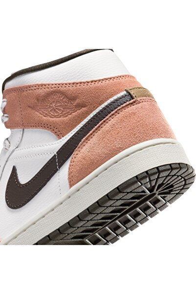 Nike Air Jordan 1 Mid Kadın Kahverengi Spor Ayakkabı - WMNS JORDAN 1 MID - | IQ0306 133 | Hkn Sportswear