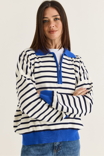 Bianco Lucci Sweaters - Dark blue - Straight