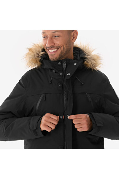 Decathlon Quechua Erkek Outdoor Su Geçirmez Kar Montu/Kışlık Mont - Siyah - N...