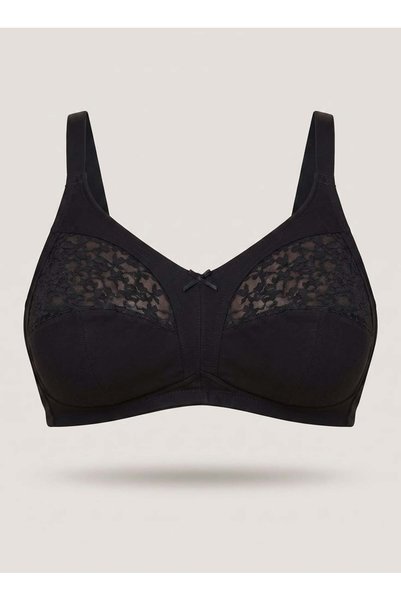 ParisBeauty Full Coverage Unlined Bra - Black - 34C