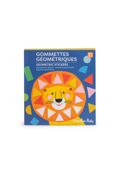 Moulin Roty Set creativ cu stickere geometrice Les Toupitis,