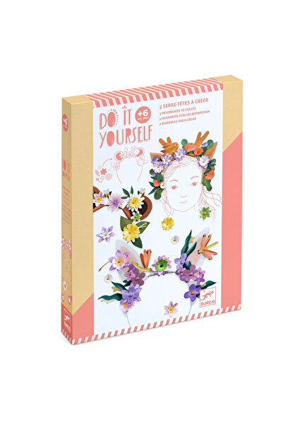 djeco Joc creativ DIY Coronite cu flori,